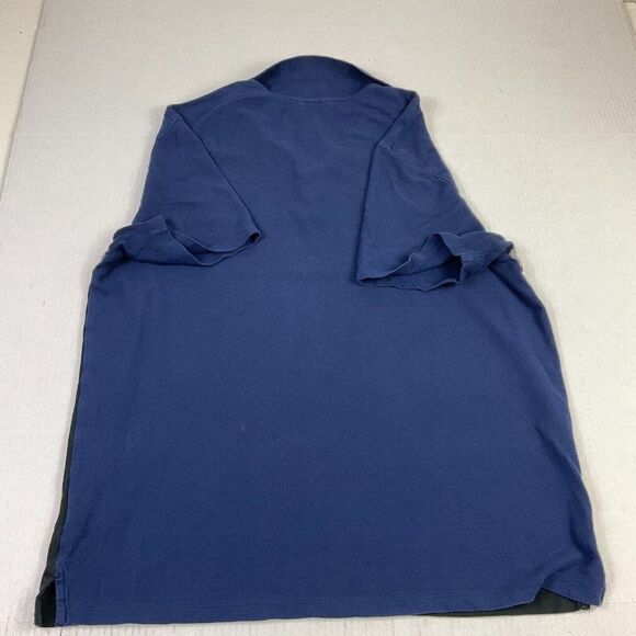 Calvin Klein Mens Cotton Polo Shirt Striped Short Sleeve Collared Pullover Large - Picture 10 of 11